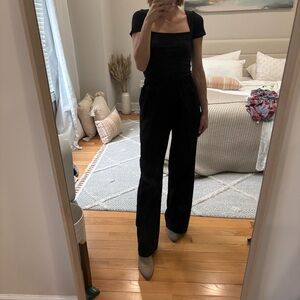 Black Wide-Leg or Beach Coverup Pants